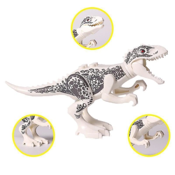 8pcs World Dinosaurs Building Bricks Blocks Figures