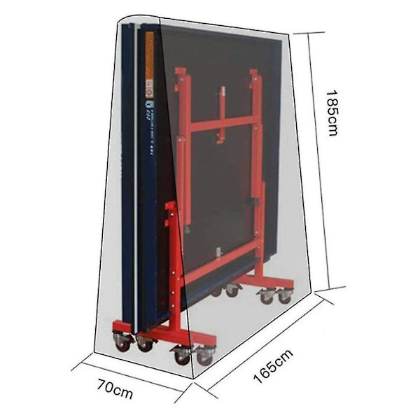 Outdoor Table Tennis Table Dustproof Foldable Protector Cover