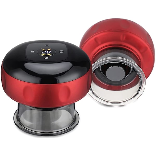 Smart Cupping Therapy Massager med Rødlysbehandling Elektrisk Cupping Massageapparat til Fjernelse af Cellulite-