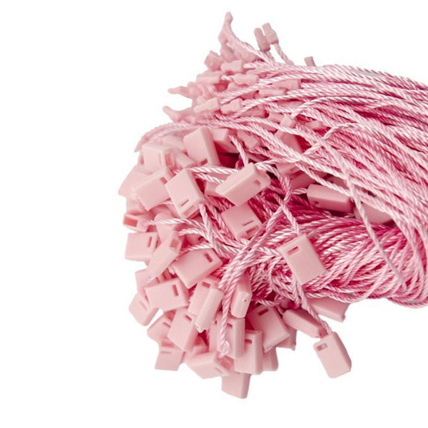 100pcs Nylon String Hang Tag Fasteners Pink 1000pcs