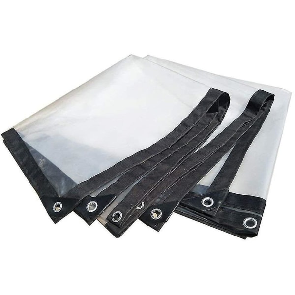 Waterproof Tarpaulin With Eyelets, Transparent,  Foldable,2x3m