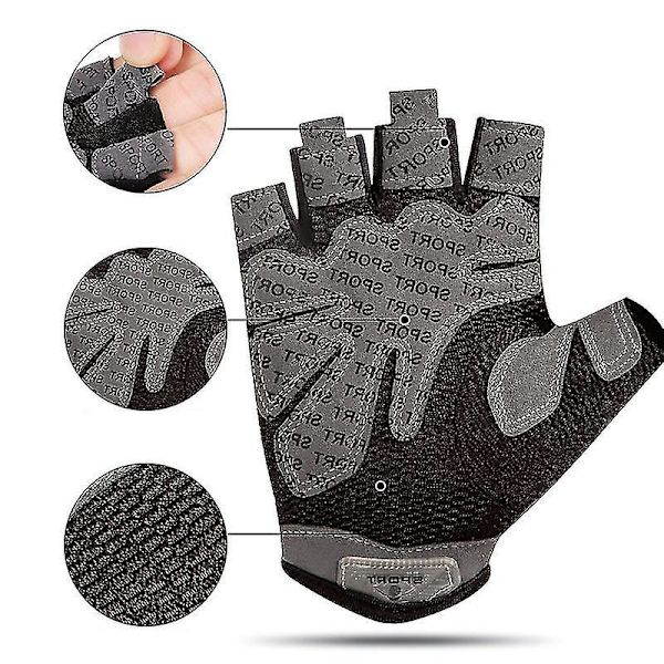 Non-slip Training Bodybuliding Gloves Women Fitness Gloves Gym Cycling Training Hiking  Half Finger Gloves