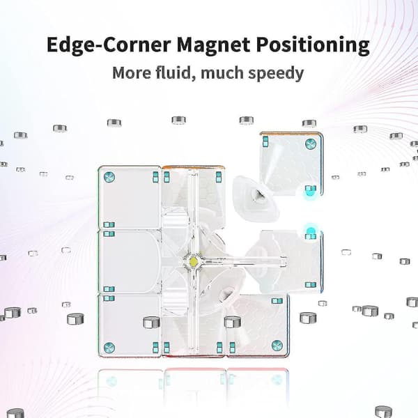 Gan11 M, 3x3 Magnetisk Speed Cube Stickerless Gans Magic Cube Stickerle