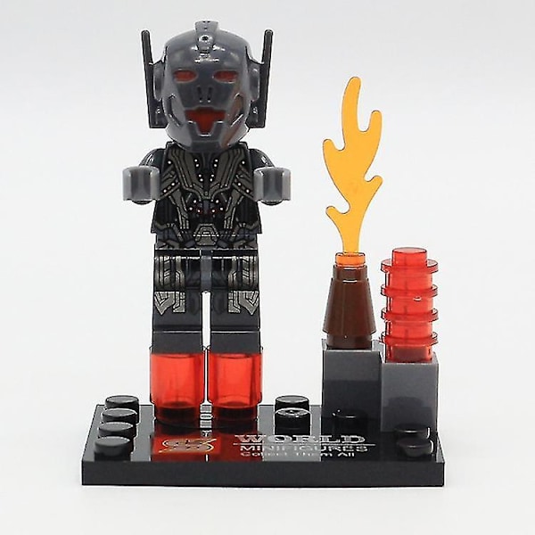 8pcs Superhero Puzzle Assembled Building Block Minifigure Toy
