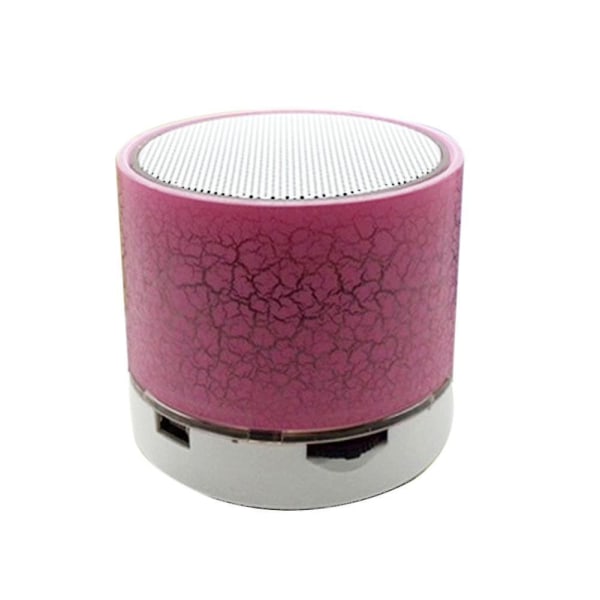 A9 Portable Crack Rechargeable Led Light Wireless Bluetooth-compatible Speaker Music Playe Blue