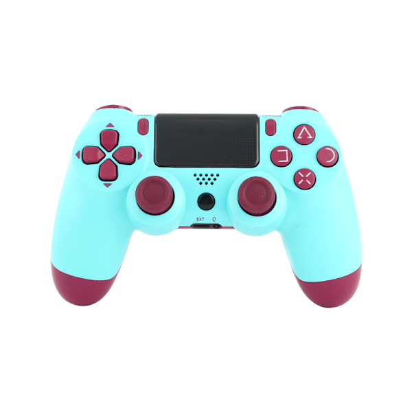 Wireless Game Controller Compatible With Ps4/ Slim/pro Console Berry Blue