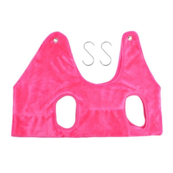 Pet Grooming Hammock Helper Assistant Multifunctional Dry Towel Cat Dog Restraint Bag pink L