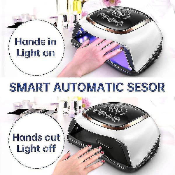 168w Uv Led Lamp For Nail Drying Nail Art Lamp With Memory Function Lcd Display