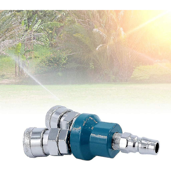 2 Way Quick Connector Air Compressor Multi Hose Manifold Coupler Fitting Pneumatic Tools