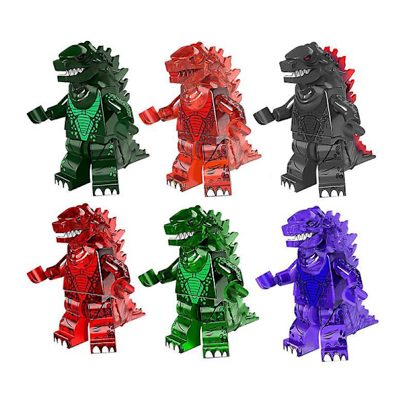 6pc Godzilla Blocks