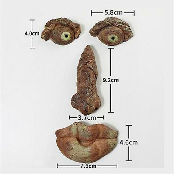 Tree Face Decor Old Man Tree Hugger Bark Ghost Face Garden Yard Art Decor Easter Creative Props C