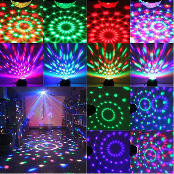 Sound Activated Party Lights With Remote Control Dj Lighting, Rgb Disco Ball
