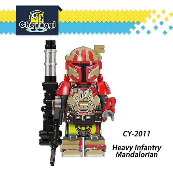 8pcs Mandalorian Star Wars Minifigures Children Assemble Toy Stormtroopers