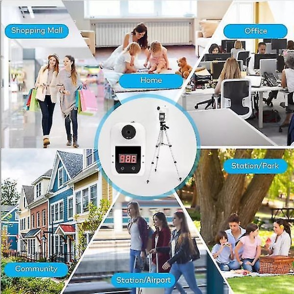 Thermometer, Human Body Infrared Non-contact Voice Broadcast Automatic Induction Thermometer With Tripod