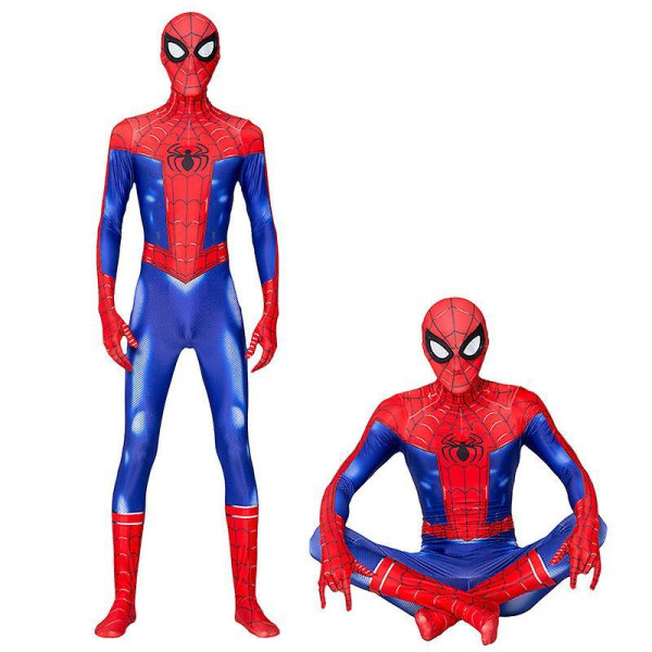 Kids Boy Spiderman Costume Cosplay Suit Spider-man Zentai Bodysuit Superhero Jumpsuit For Adults Adult-190cm
