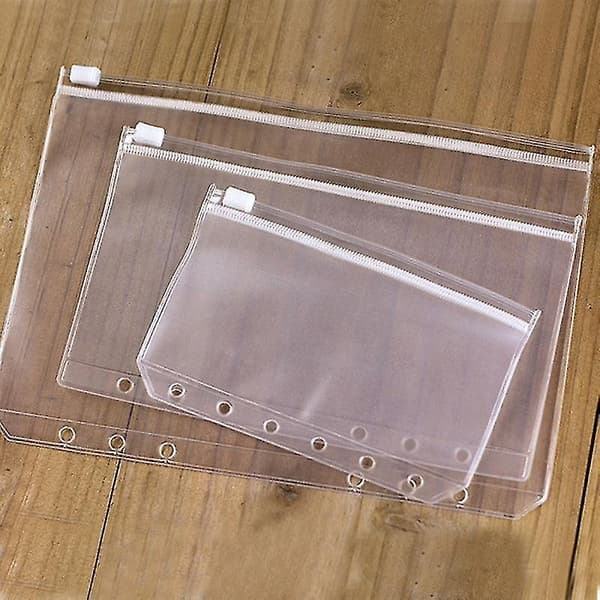 File folders file organizer storage folder standard pvc loose leaf pouch with self styled A7