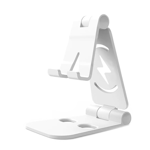 Portable Foldable Adjustable Mini Phone Tablet Vedio Desk Braket Stand Holder White