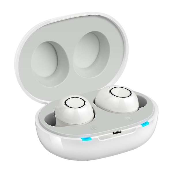 Mini Ear Hearing Aids Usb Rechargeable Apparatus In Ear Invisible Hear White
