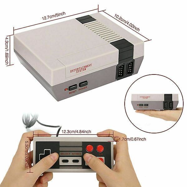 620 Built-in Mini Classic Nes Game Console W/ 2 Controllers Retro Kid Gift EU Plug