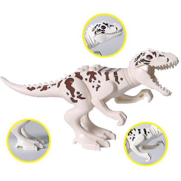 8 kpl Rakennuspalikat Maailman Dinosaurukset Hahmot Palikat Kokoa Lasten Lelut