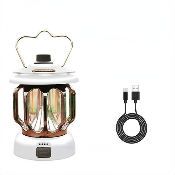 Portable Camping Lamp Rechargeable Lamp Outdoor Lamp Home 5000mAh White