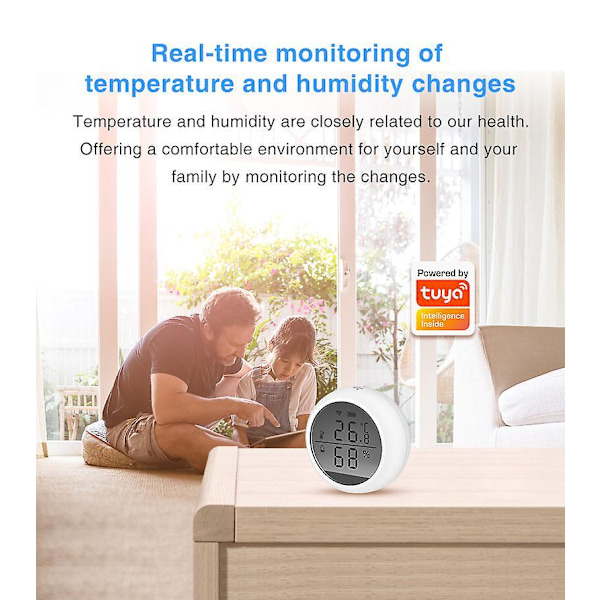 Tuya Wifi Temperature And Humidity Sensor