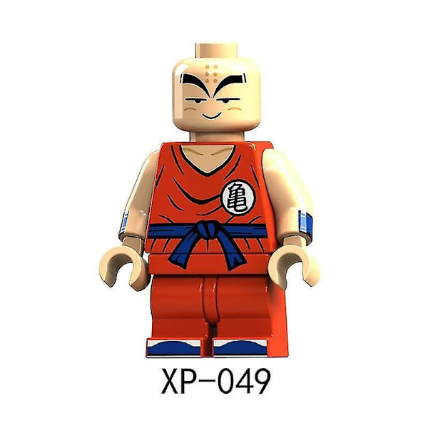 8 stk. Anime Dragon Ball Z Byggeklodser Guko Vegeta Gohan Chiaotzu Tien Shinhan Kuririn Actionfigurer Klodser Legetøj Gaver Børnelegetøj