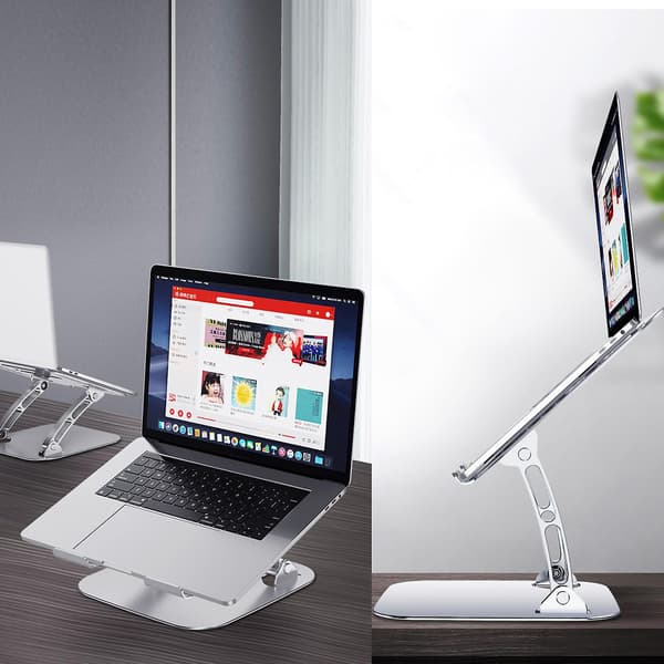 Foldable Aluminum Height Angle Adjustable Laptop Holder Stand Mount For All Laptops 11-17 Inch Notebook Computer