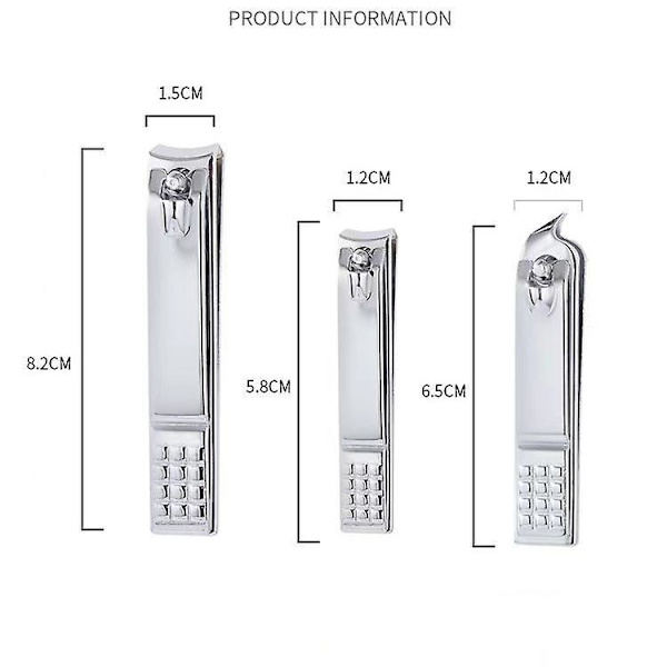 Nail Clippers Set For Ultra Sharp Sturdy Fingernail And Toenail Clipper Cutters White