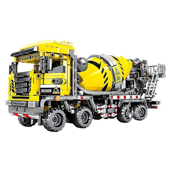 Sembo Mixer Truck Model Tekniske Byggeklodser Konstruktion By Ingeniørklodser Børnelegetøj Gaver Til Børn Drenge 1143stk uden Æske