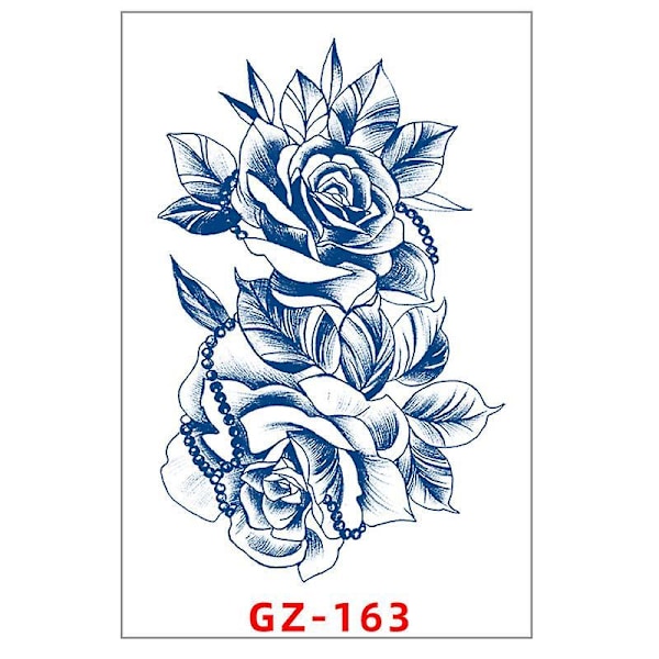 Realistic Temporary Tattoo Sticker Waterproof Long Lasting Diy Fake Tattoo Great Gifts For Women Men GZ163