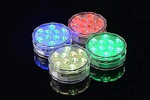 4 Pcs Waterproof Underwater Light For Vase Base, Bath Tub, Decoration