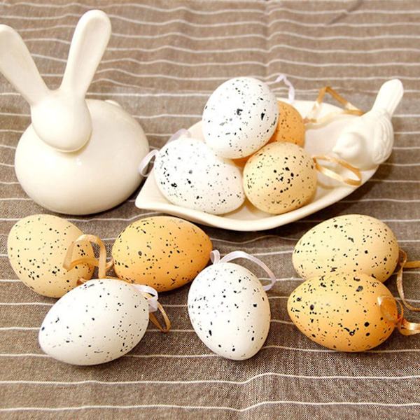 10 Pcs Easter Decorative Birthday Gifts Speckle Pattern Simulation Dec
