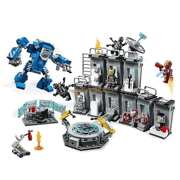 Building Blocks The Steel Man Hall Of Armor Model Bricks Sets Gifts Toys For Children Kids Boys Girls