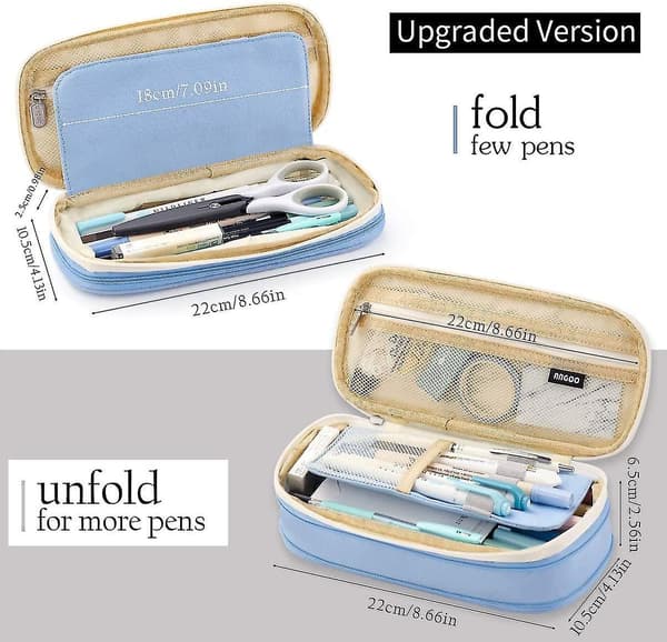 Pencil Case Large Pen Case Office College Large Storage Bag Storage