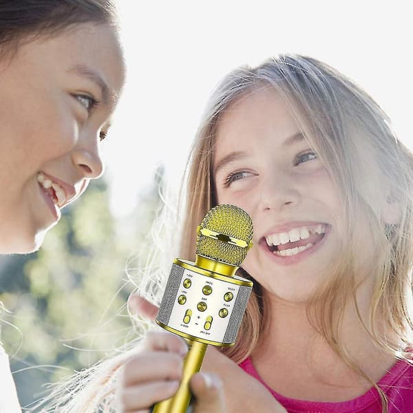 Bluetooth Multi-function Handheld Wireless Karaoke Microphone For Kids
