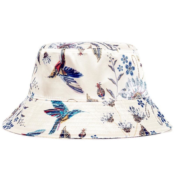 Ladies Tie Dye Hat Multicolor Irregular Print Bucket Hat Ladies Outdoor Street Summer Hat-style 15