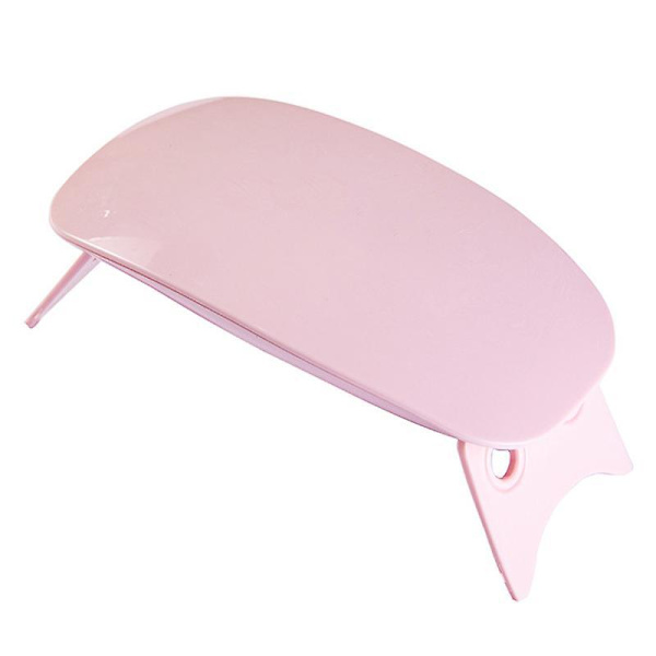 6w Mini Uv Dryer Portable Uv Resin Curing Lamp 30s 60s Timer Nail Art Manicure Pink