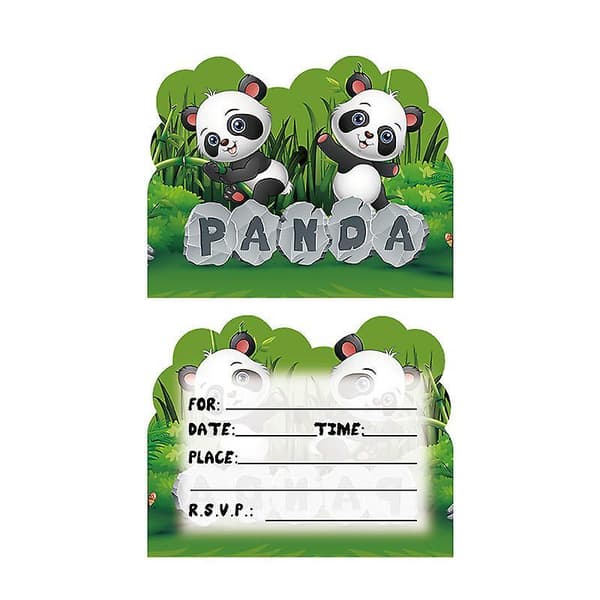 35pcs Panda Themed Birthday Party Decoration Set