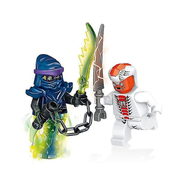 24 Minifigures Phantom Ninja Vs Python Monster Tribe Assembled Building Blocks Boy Toys