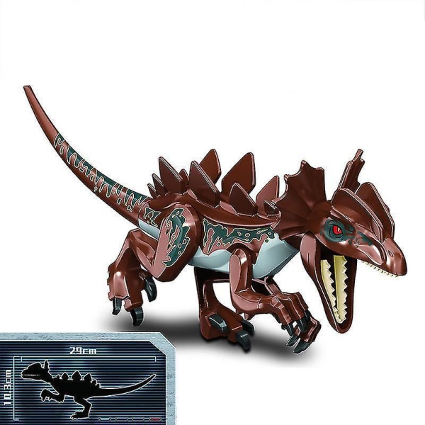 2023 Moc Big Jurassic Dinosaur World Spinosaurus Ankylosaurus Dino Building Block Model Diy Bricks Educational Toys Gifts L30