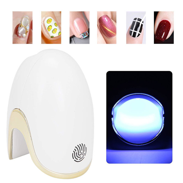 Uv Led Kynsilamppu Mini Kynsilakankuivain Yhdelle Sormelle, Pieni Kannettava Yhden Sormen