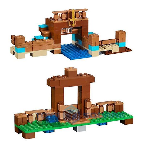 The Crafting Box 2.0 Model Building Blocks With My World Action Figures Bricks Set Gifts  Toys For Children Kids Boys Girls