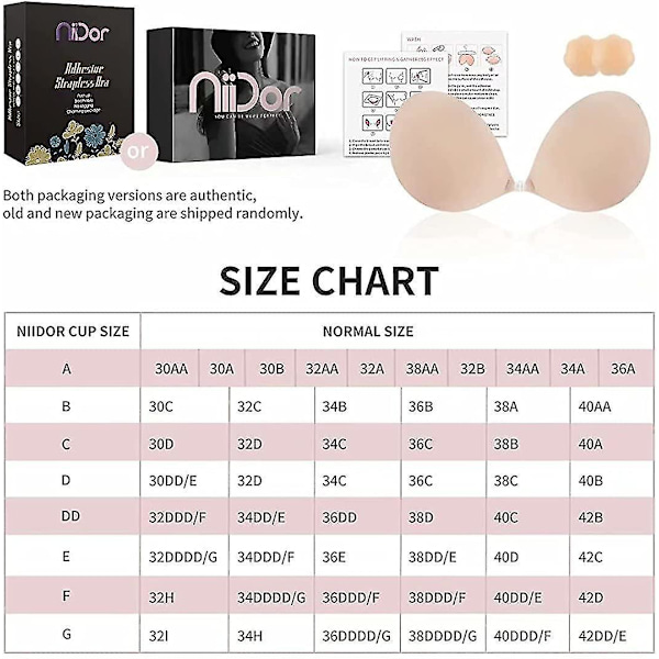 Adhesive Bra Strapless Sticky Invisible Push Up Silicone Bra Black C
