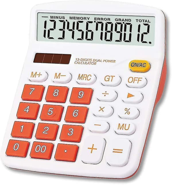 Basic Calculators Desktop Solar Battery Dual Power Dedicated Financial Calculator Multifun