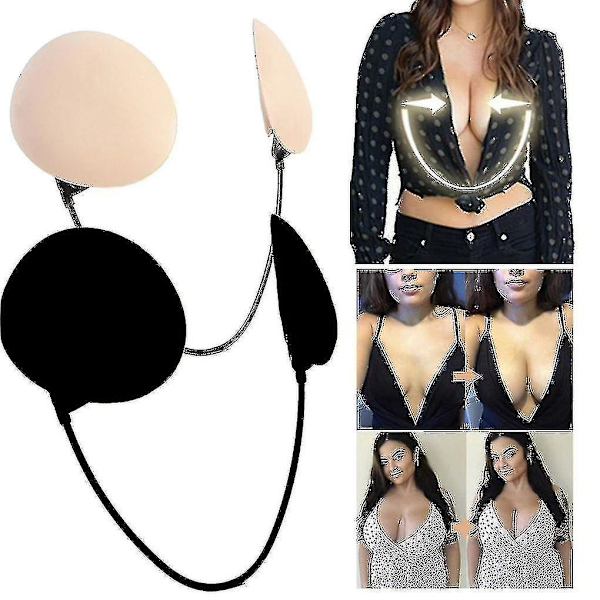 Frontless Bra Backless Strapless Bra Beige