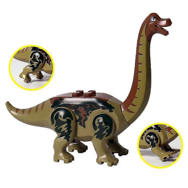 8pcs Dinosaur Tyrannosaurus Assembling Building Blocks Mini Toy