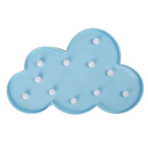 Creative 3D LED Night Light Decor Lamp(Blue)