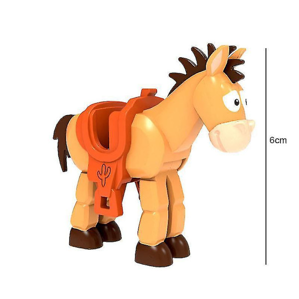 14 Toy Story Byggeklodser Minifigur Grøn Soldat Zach Rødt Hjerte Hest Jordbær Bjørn Samlet Dukke Legetøj