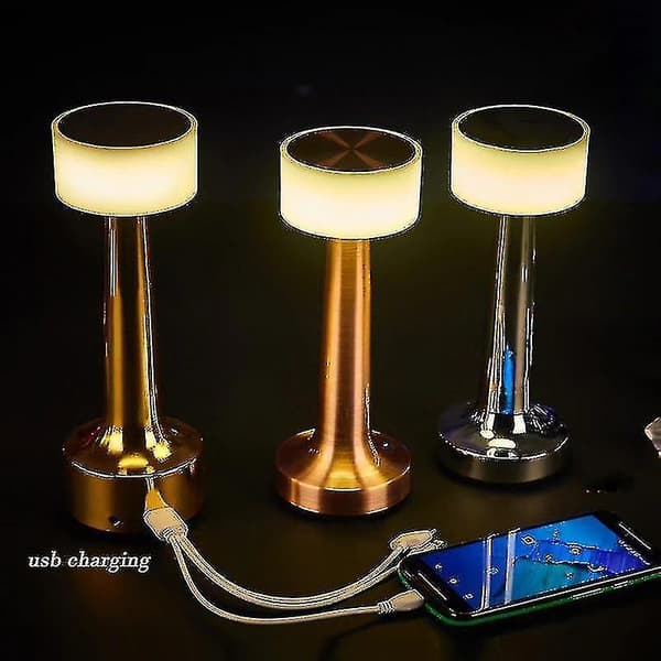 Berøringsinduksjons Bar Ladebordlampe (gull)